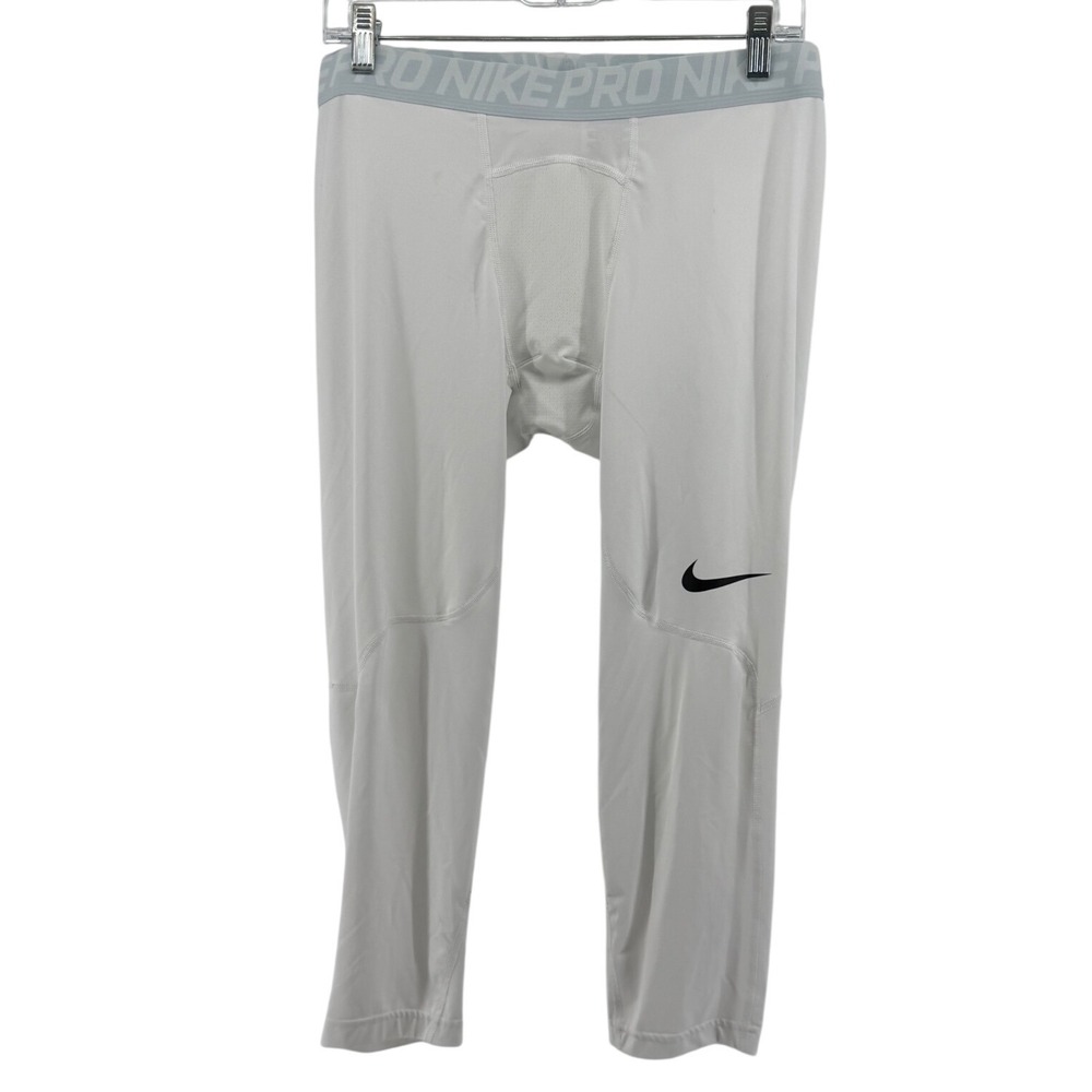 Nike Pro Dri-FIT Compression 3/4 Tights Mens XXL Grey Leggings 838055-100